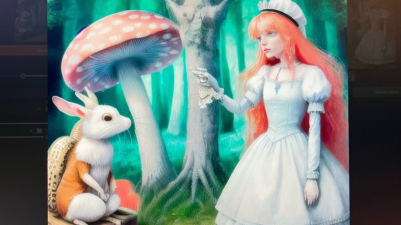 What happens when you use the lyrics of “White Rabbit” as prompt in Stable Diffusion? Let’s find out