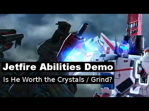 Jetfire Abilities Demo - Is He Worth the Crystals or Grind?  |  Transformers: Forged to Fight (TFTF)