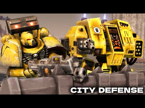 MEN OF WAR: WARHAMMER 40K MOD ▶ Space Marines (Imperial Fists) vs Eldar Invasion