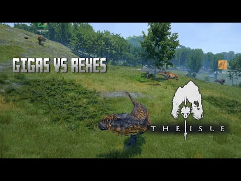 Giga Trio vs Rex pair - The Isle