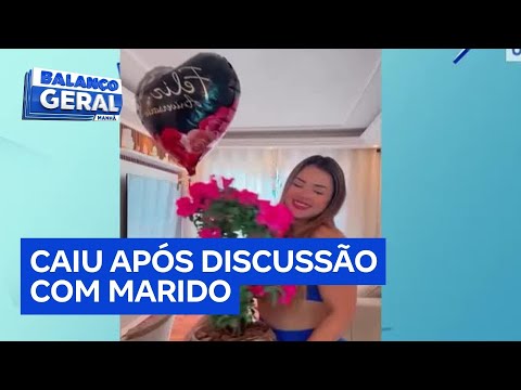 Woman dies after falling from the tenth floor of a building in the southern zone of São Paulo.