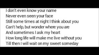 My Sweet Someday - Wanessa (Lyrics)