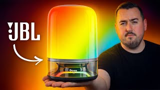 This RGB lamp has a JBL speaker built-in (Govee Table Lamp 2 Pro)
