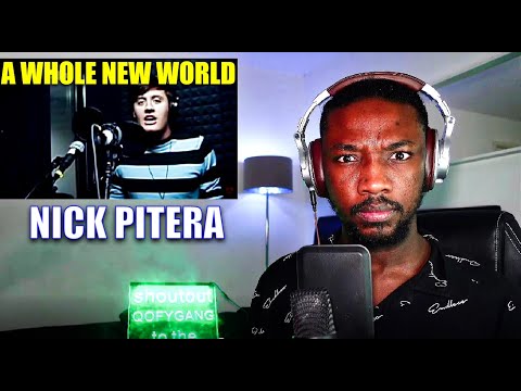A Whole New World - Disney's Aladdin - Nick Pitera  | SINGER REACTION