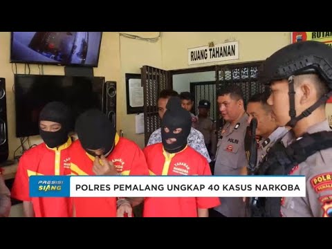 POLRES PEMALANG UNGKAP 40 KASUS NARKOBA DAN TANGKAP PULUHAN TERSANGKA