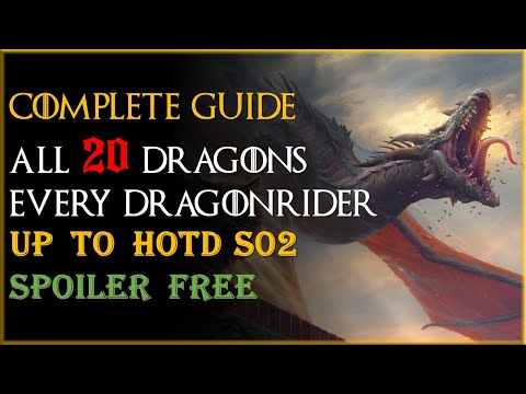 Anatomy of a Dragon - Complete history of all 20 Dragons and all their Riders