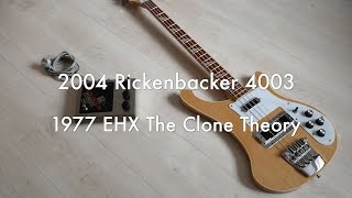 Video thumbnail for Rickenbacker 4003 & 1977 EHX The Clone Theory by Nikita Demchenko