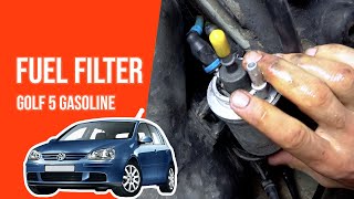 Youtube thumbnail of video "[ 🛠 TUTORIAL 🛠 GASOLINE Volkswagen Golf 5 ] Change the fuel filter ⛽"