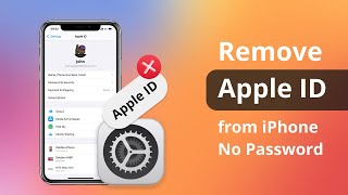 How To Remove Apple id from iPhone with/without Password 2022 (iOS 15 Supported!)