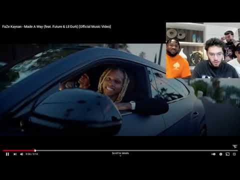Adin Ross Reacts to FaZe Kaysan - Made A Way (feat. Future & Lil Durk) [Official Music Video]