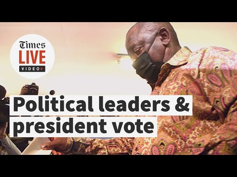 Ramaphosa, Zuma, Malema, Mashaba and De Lille vote in LGE2021