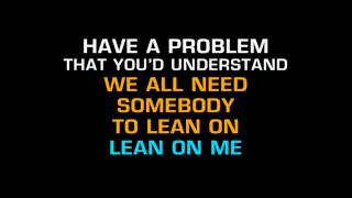 Kid Rock - Lean On Me (Karaoke) ft. Sheryl Crow, Keith Urban