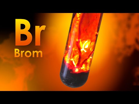 Bromine - The unique element found in a liquid state!