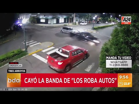 🚨 Tres Arroyos: Cayó una banda de tres menores roba autos