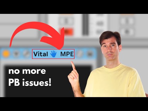 Vital PB wheel not working? How to default-disable MPE in Ableton Live [Ableton Live tips & tricks]