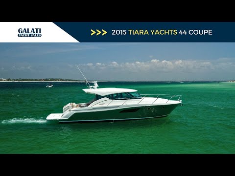 2015 Tiara 44 Coupe For Sale - Luxury Sport Cruiser w/ Volvo Joystick & Garmin Glass