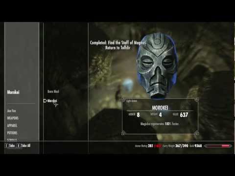 SKYRIM How To Get Morokei Mask In Labyrinthian Commentary + Tutorial