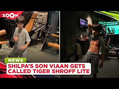 Shilpa Shetty's son Viaan Kundra's intense workout impresses fans who call him Tiger Shroff lite
