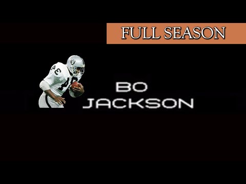 Tecmo Super Bowl (NES) Playthrough - [1991 Bo Jackson Full Season Rushing Yard Challenge]