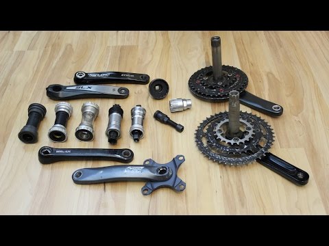 Tretlager/Innenlager Typen - Übersicht mit Kurbel & Werkzeug