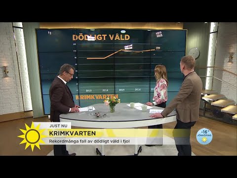 Rekordmånga fall av dödligt våld i fjol - Nyhetsmorgon (TV4)