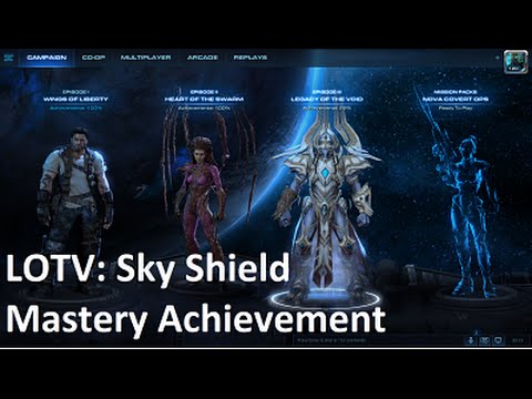 StarCraft 2: LOTV - Sky Shield, Plat Trick Mastery Achievement