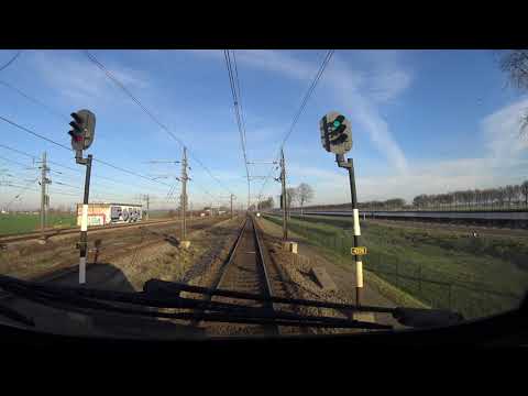 A train driver's view: Utrecht CS - Alkmaar, VIRM, 19-Jan-2019.