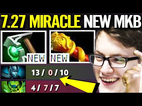 WTF Zero Death!!? 7.27 MIRACLE TRYING NEW MKB Phantom Assasin Max AS Early Game Dota 2 Pro Gameplay