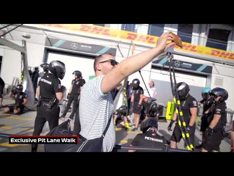 F1® Experiences 'Exclusive Pit Lane Walk' | 2022 Formula 1® Season