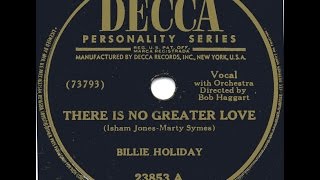 Billie Holiday / There Is No Greater Love