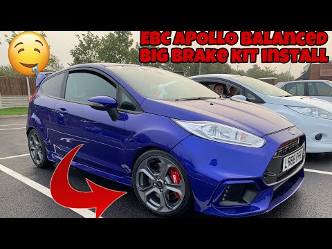 350bhp Revo Stage 4 Fiesta ST - Fitting EBC Big brake kit