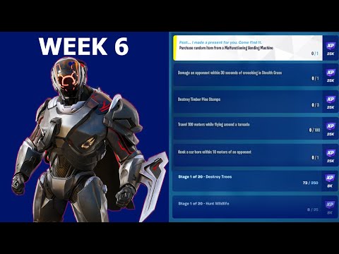 All Week 6 Season Quests Guide - Fortnite