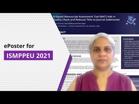ePoster for ISMPPEU 2021 - Trinka - AI based Scientific Editing Tool