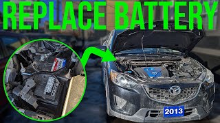 How to [EASILY] Replace the Battery - Mazda CX-5 (2012-2016)
