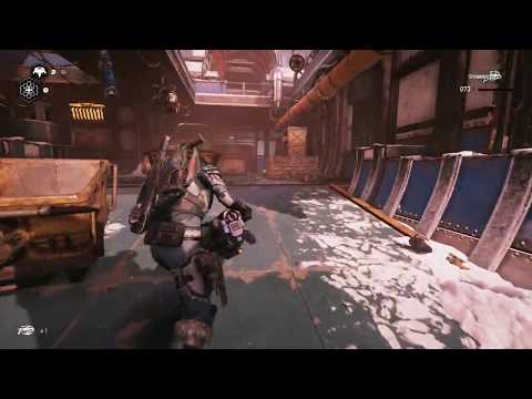 Gears 5 - Act 2-1 Recruitment Drive: Silverback: Clear Out Swarm Near Workshop & Infirmary (2019)