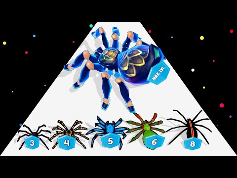 MERGE ANTS - Upgrade Last Insect Max Level Gameplay #asmrgameplay #satisfyingasmr #levelup