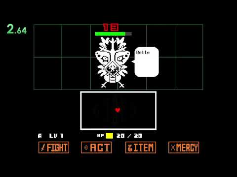 Undertale Die% Debug Mode No Battle Group Changes Speedrun in 3.467 [World Record]