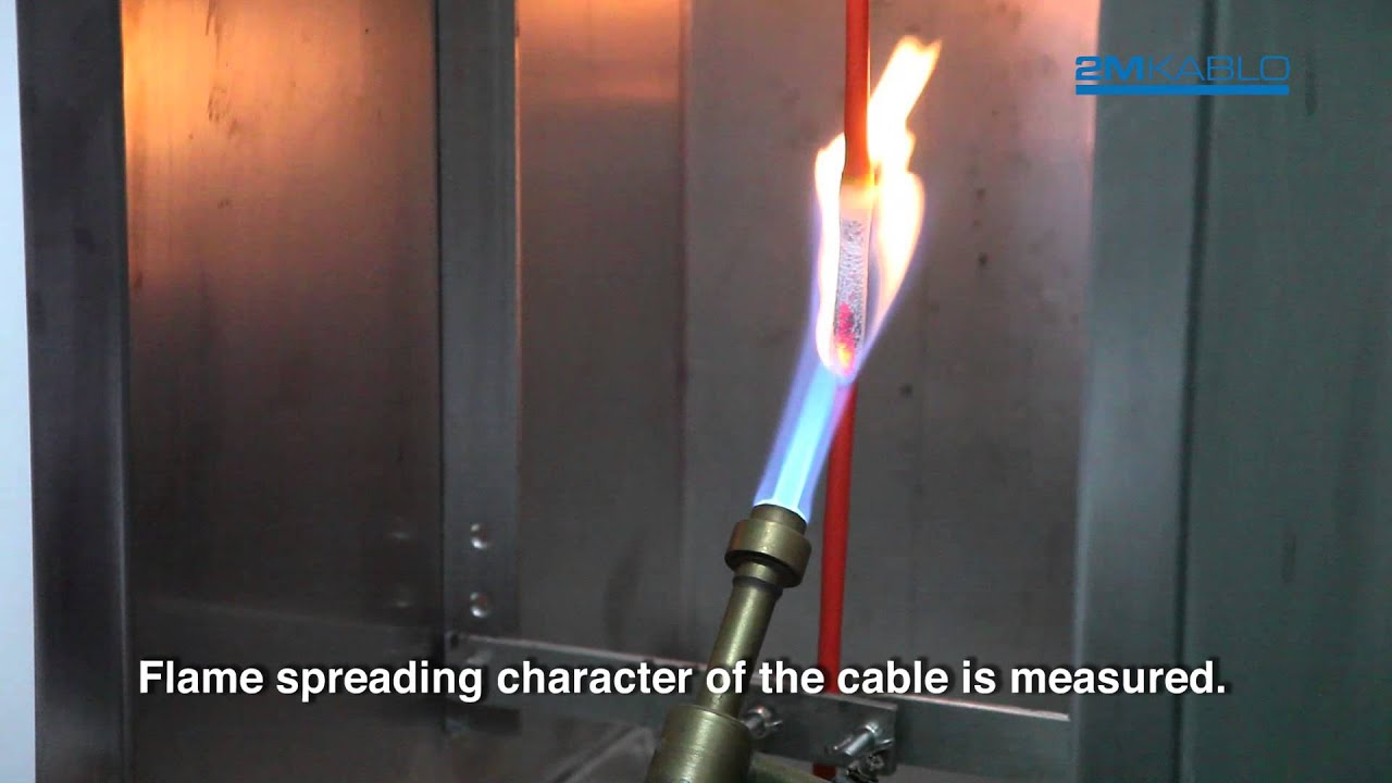 Vertical Flame Test For Single Cable