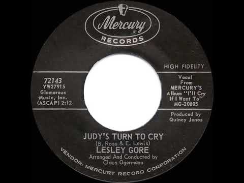 1963 HITS ARCHIVE: Judy’s Turn To Cry - Lesley Gore