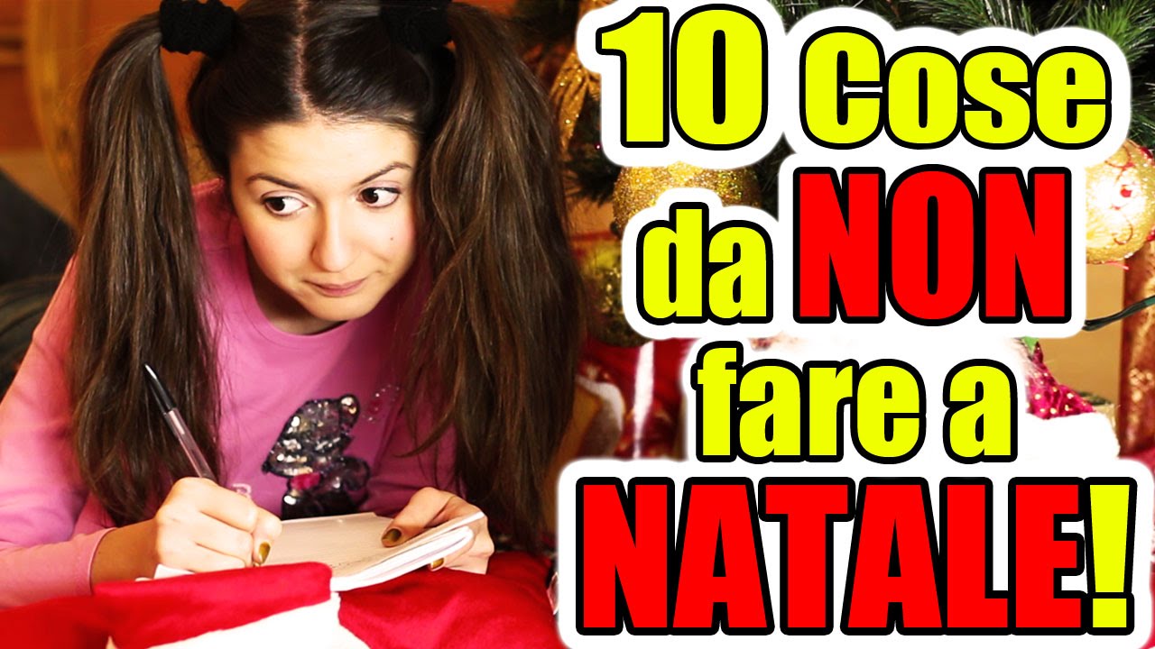 10 cose da NON FARE a NATALE