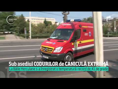 România sub cod roșu! 47 de grade s-au resimţit în aer în Bucureşti