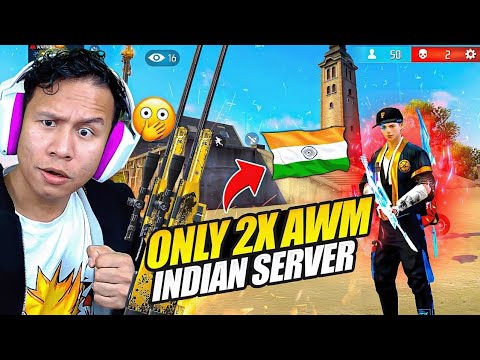 2x Awm Only Gameplay in Indian Server♥️ Tonde Gamer