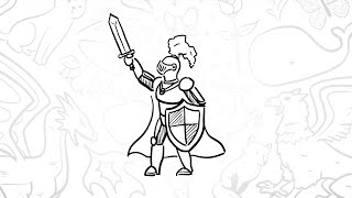 🗡️ Learn to Draw a Knight! - Fun Drawing Lesson for Kids 🛡️