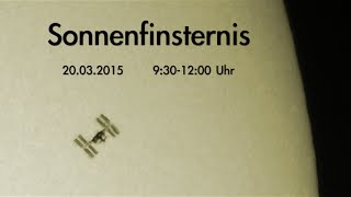 preview picture of video 'Sonnenfinsternis 20 März 2015 in Deutschland'