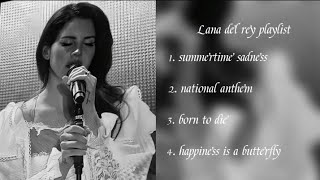 LANA DEL REY - PLAYLIST (HOT GIRLS LISTEN THIS MUSIC)