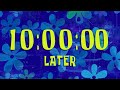 10 Hour Timer 600 Minutes Timer SpongeBob