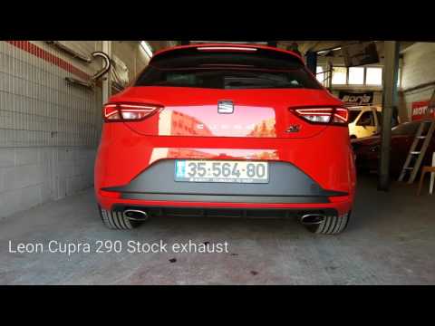 Seat Leon Cupra 290 with Remus racing cat back.