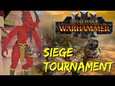 SIEGE BATTLES TOURNAMENT | Total War Warhammer 3 Multiplayer