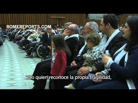 El Papa recibió a discapacitados y enfermos