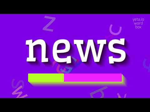 How to say "news"! (High Quality Voices)